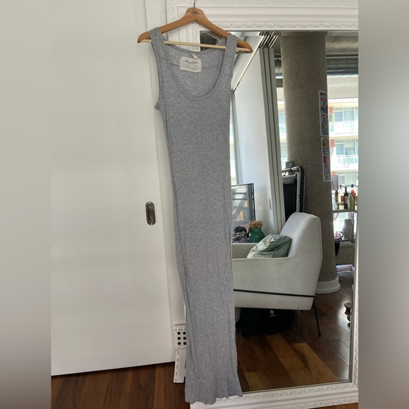 All Saints Grey Maxi Dress - Picture 1 of 7